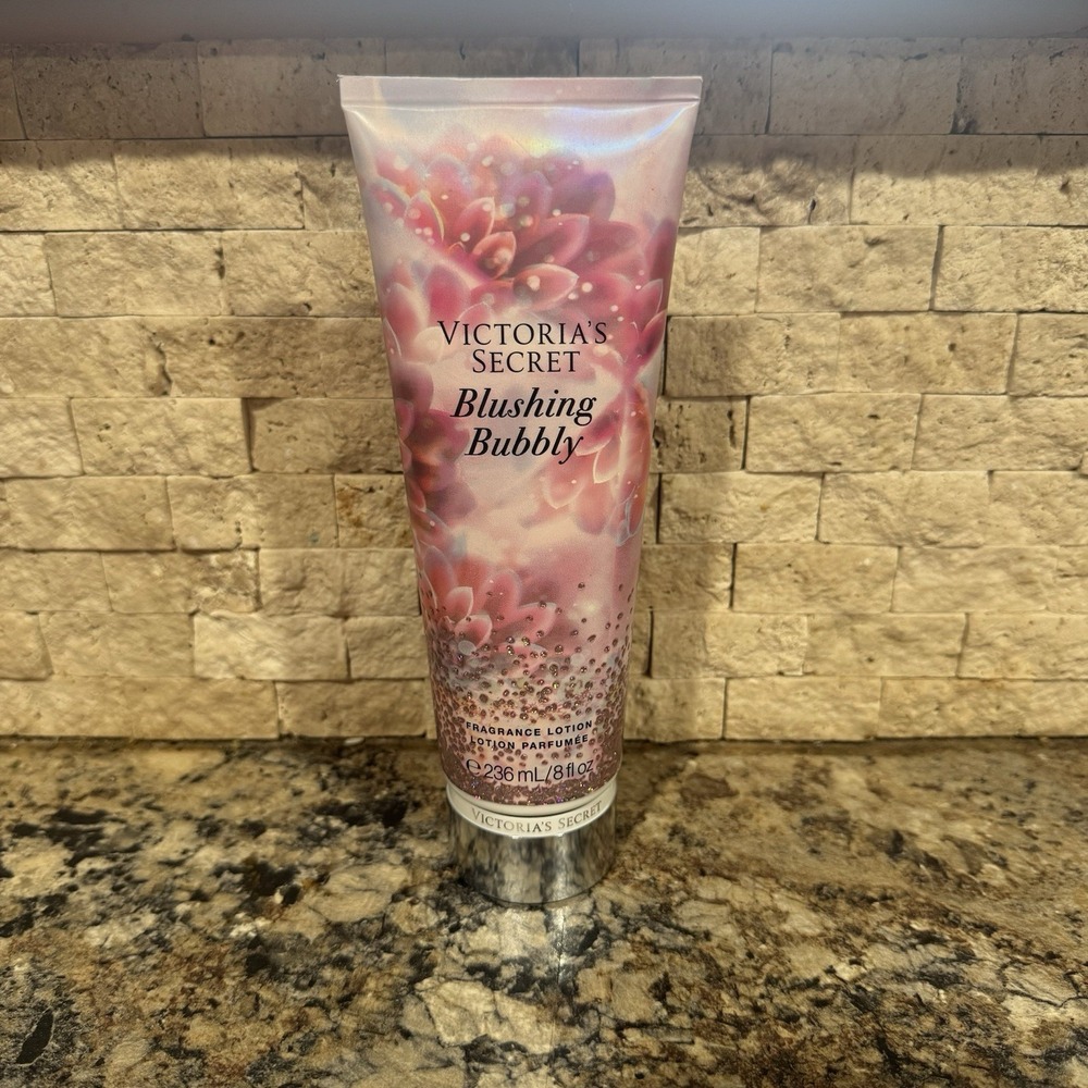 VICTORIA'S SECRET BLUSHING BUBBLY FRAGRANCE BODY LOTION CREAM 8 oz New